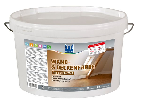 Wand- und Deckenfarbe
